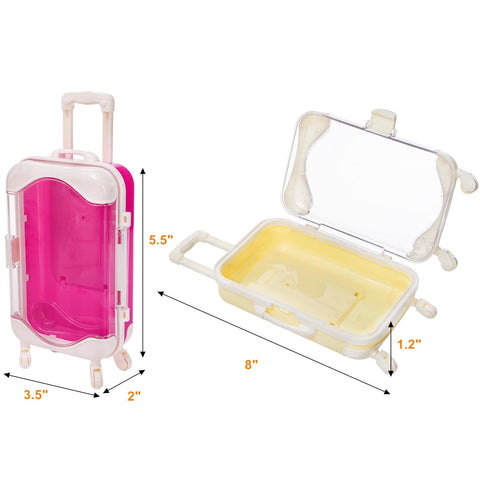 Yopay clear top open box displaying candy inside for easy identification and quick access