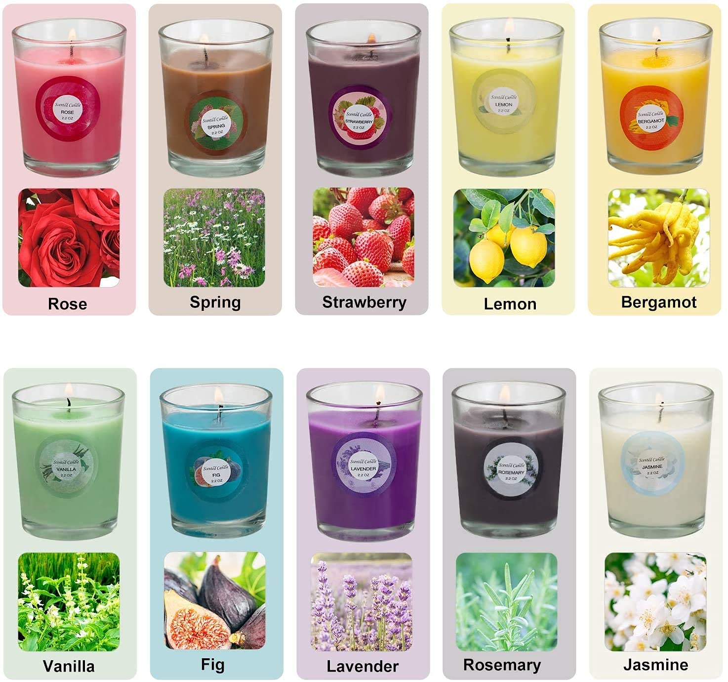 YOROXRG glass jar close-up highlighting smooth soy wax and clean finish