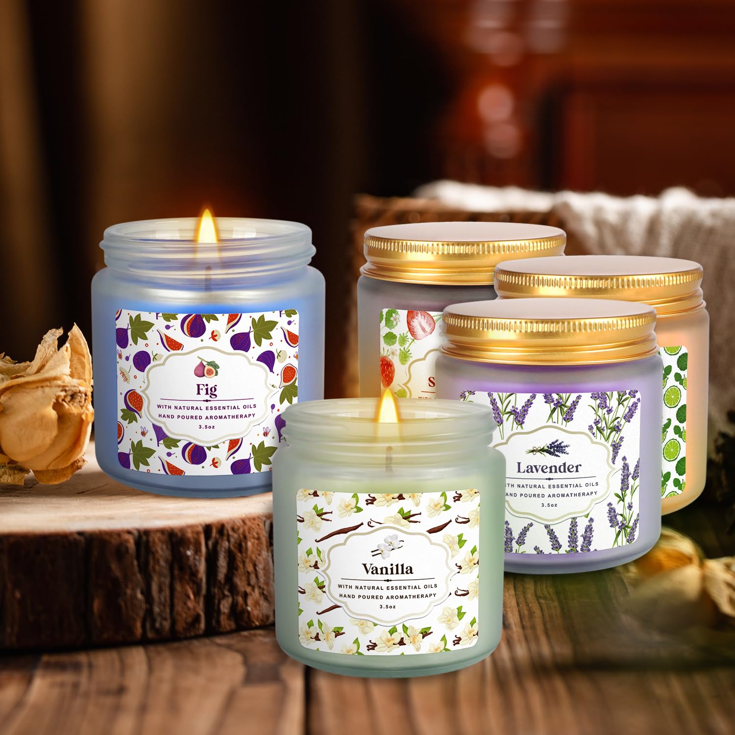 YOROXRG label listing included scents for quick identification