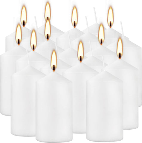 YOROXRG candle lit inside lantern showing steady flame and safe lighting