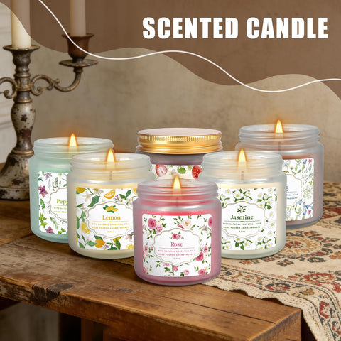 YOROXRG single lit candle in use creating calm atmosphere