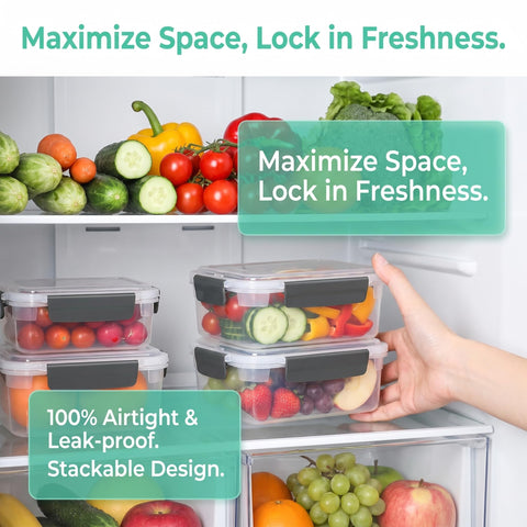 YORY containers on dishwasher rack showing easy, hygienic cleaning