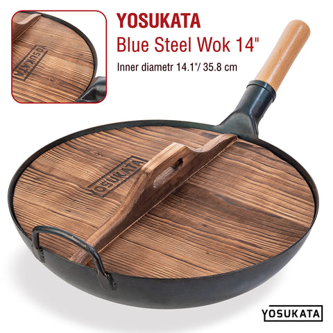 YOSUKATA wood grain texture highlighting carbonized finish and durability