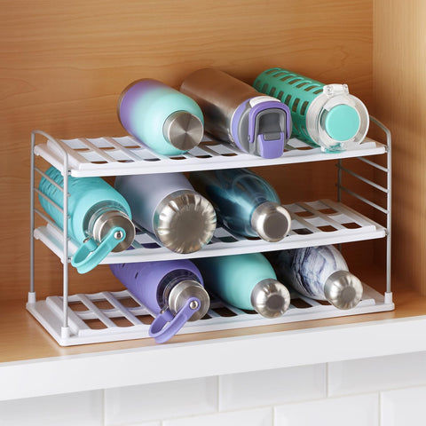 YouCopia UpSpace soft non-slip feet detail preventing sliding and spills