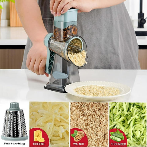 YOUCZON grater next to a hand for scale, illustrating compact kitchen convenience