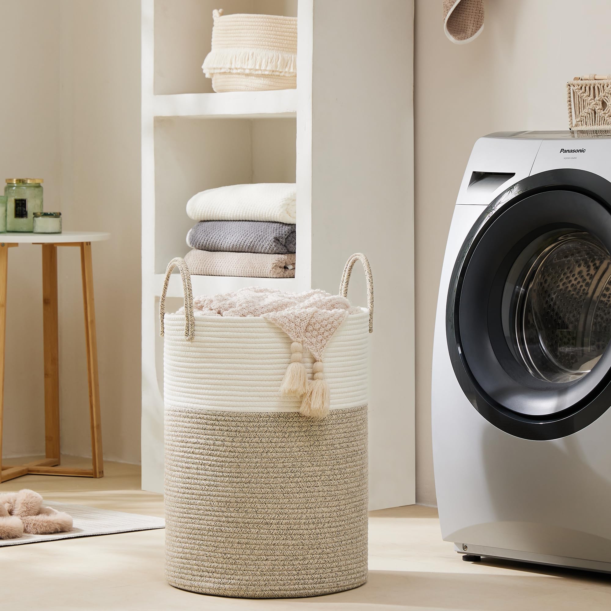YOUDENOVA folded flat demonstrating easy storage convenience
