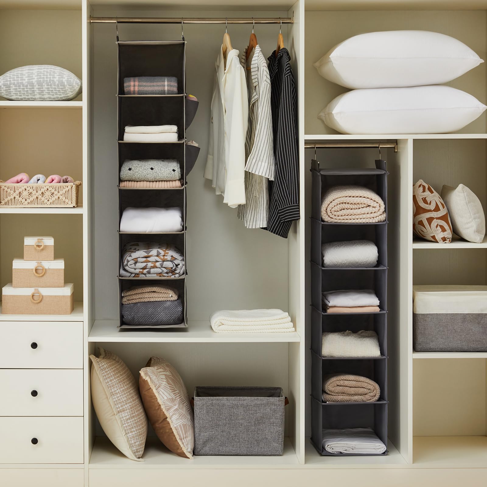 YOUDENOVA close-up of bamboo insert offering shelf rigidity