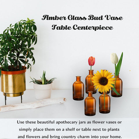 YOUEON hand-painted amber vase DIY idea offering custom decor possibilities