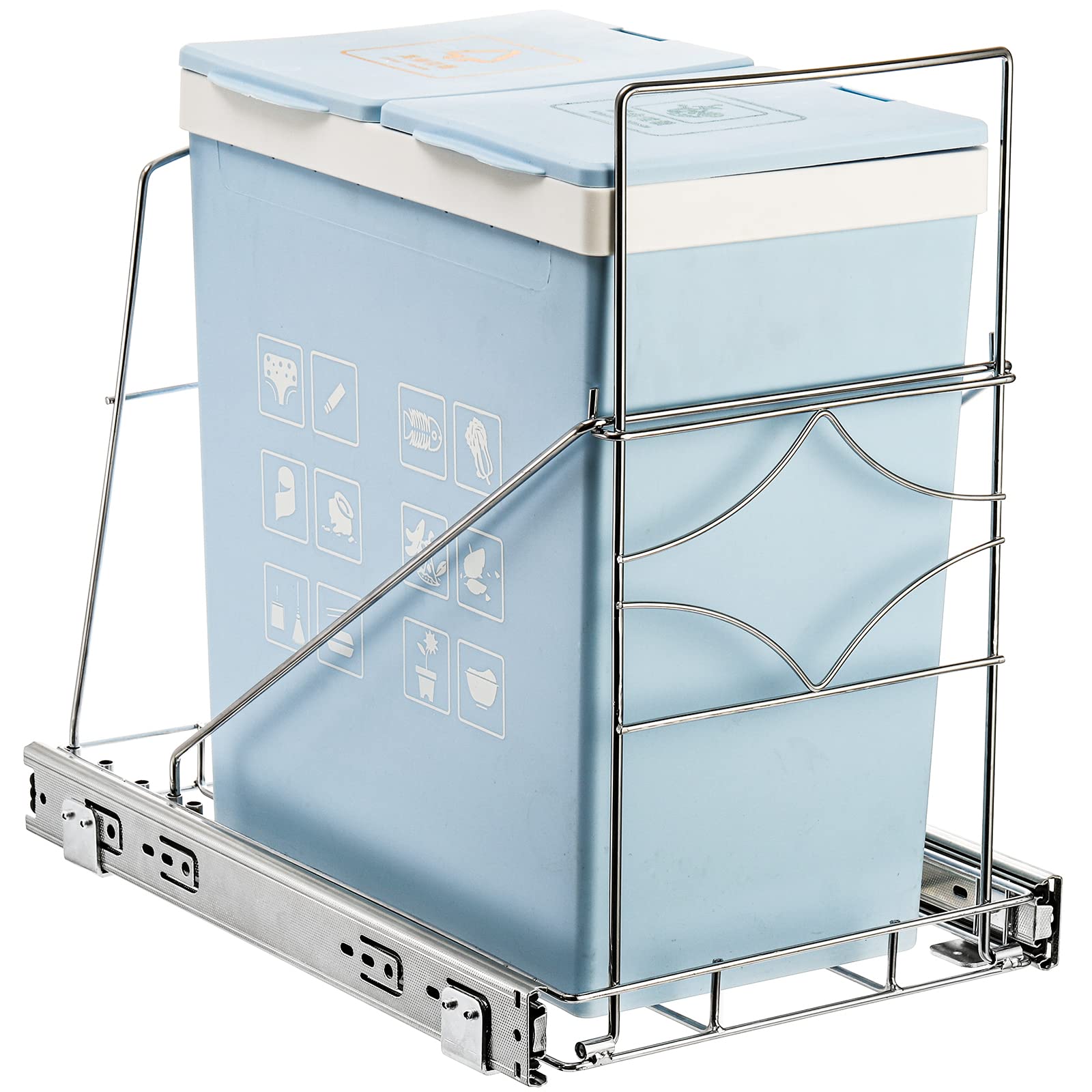 Youeon stored bin on shelf demonstrating multipurpose organization benefits