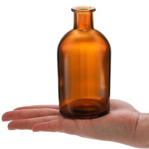 YOUEON amber vase used as diffuser with reeds adding gentle room fragrance