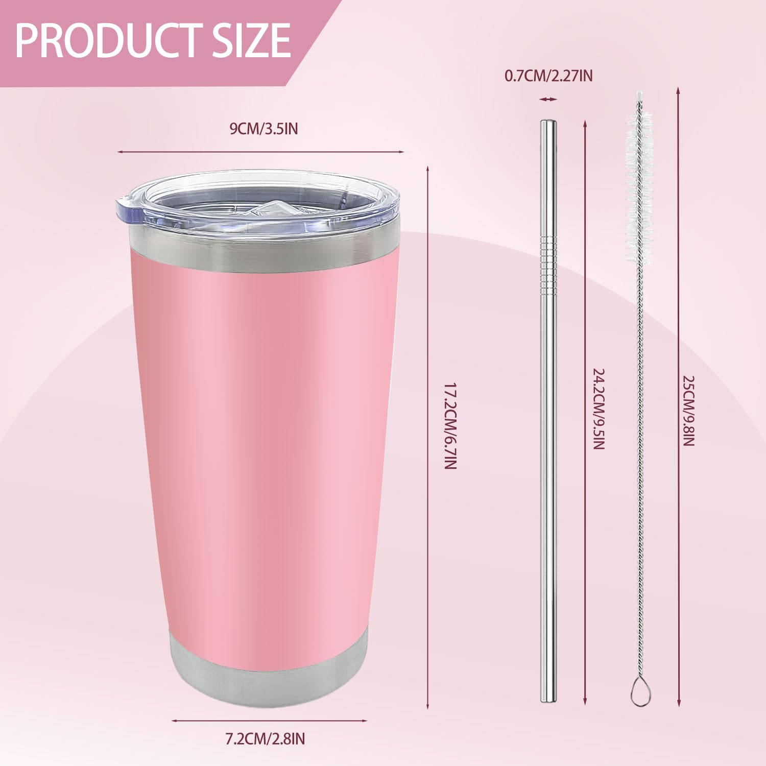 YOUKE OLA arranged mixed-color tumblers highlighting easy drink identification