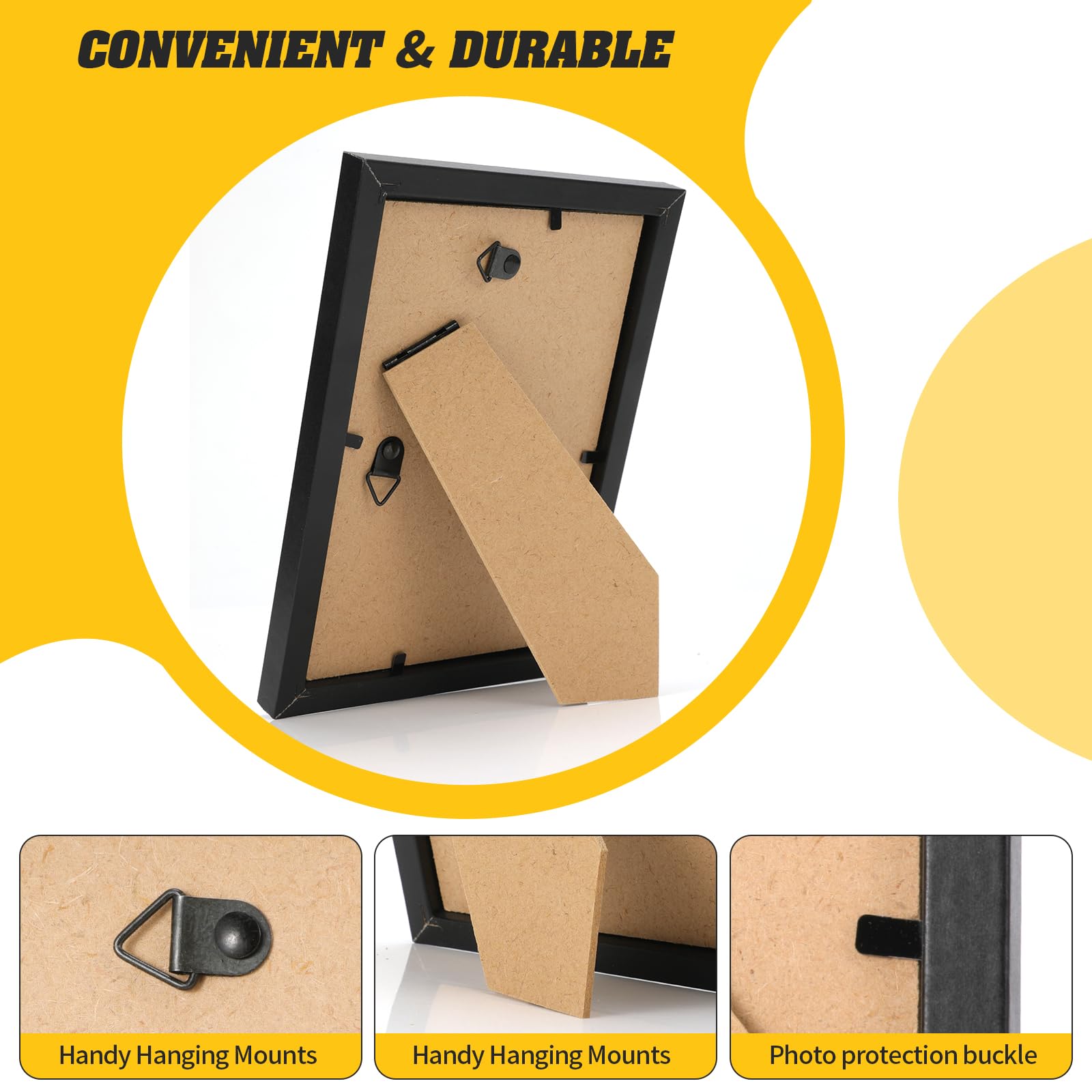 YOUKE OLA side view with stand for stable tabletop placement benefit