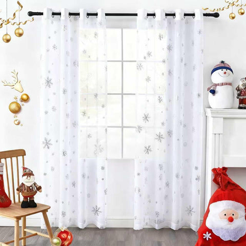 youleyar front panel full view showing silver snowflakes and even light diffusion benefit