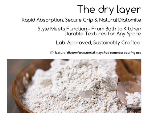 YOULTTAN used in kitchen as drying mat showing versatile moisture control