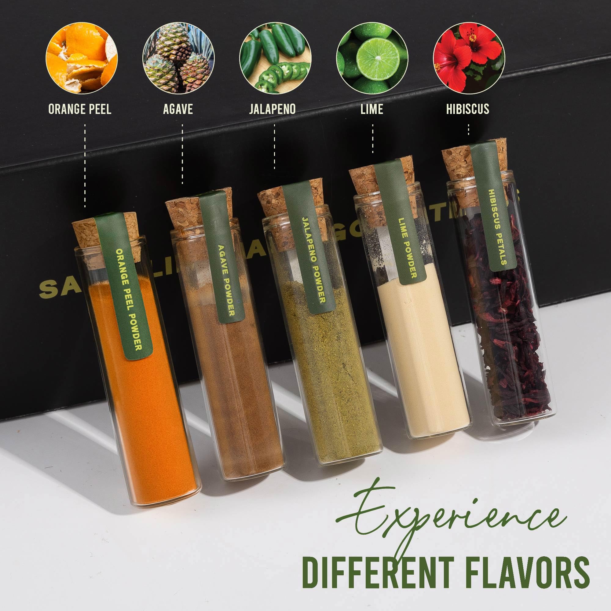 Your Dream Party Shop assortment of five botanicals for flavor customization