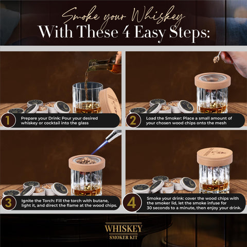 Your Dream Party Shop wood chips array showing six flavors for varied smoky profiles
