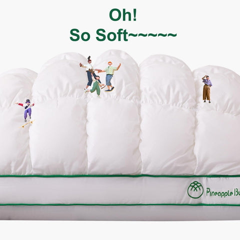 YOUR MOON cotton cover close-up showing breathable texture and comfort