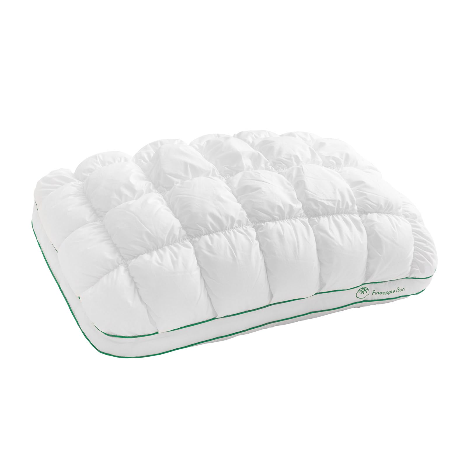 YOUR MOON front-facing queen pillow styled on bed for comfortable sleep