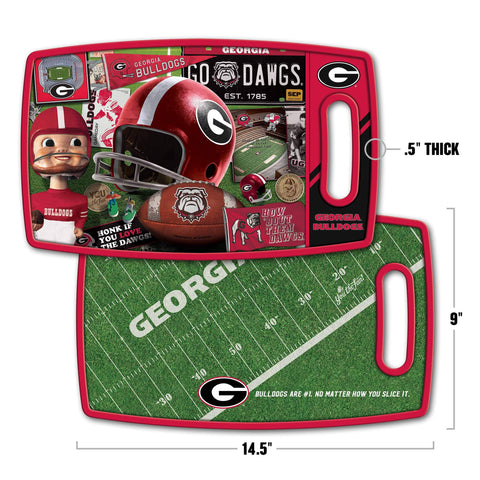 YouTheFan Georgia Bulldogs back design with alternate vintage team graphics