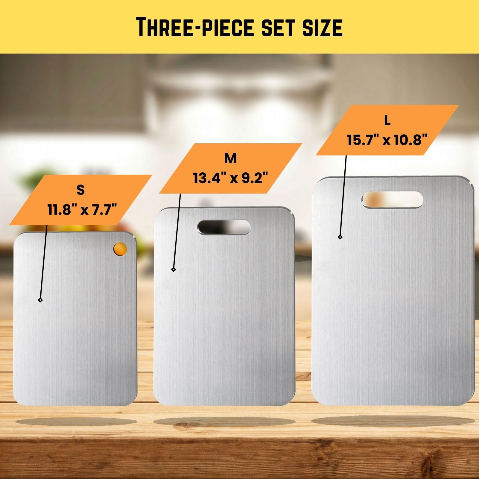 YoYoulee stacked cutting boards in a cabinet showing compact storage and portability for busy kitchens