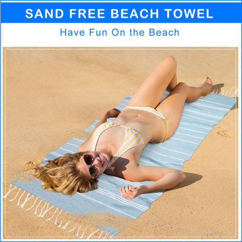 YSYJ towel hanging to dry demonstrating quick-dry airflow benefit