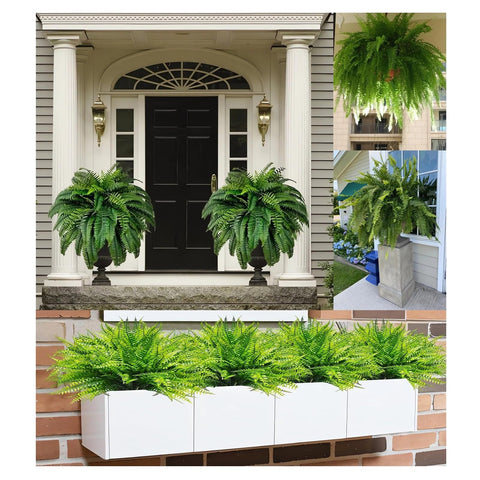 YTCPMHEA lifelike fern in entryway scene creating welcoming low-maintenance décor