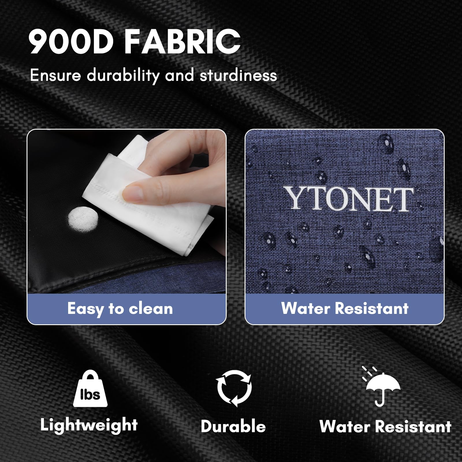 Ytonet detachable shoulder and waist straps with padded shoulder for comfort