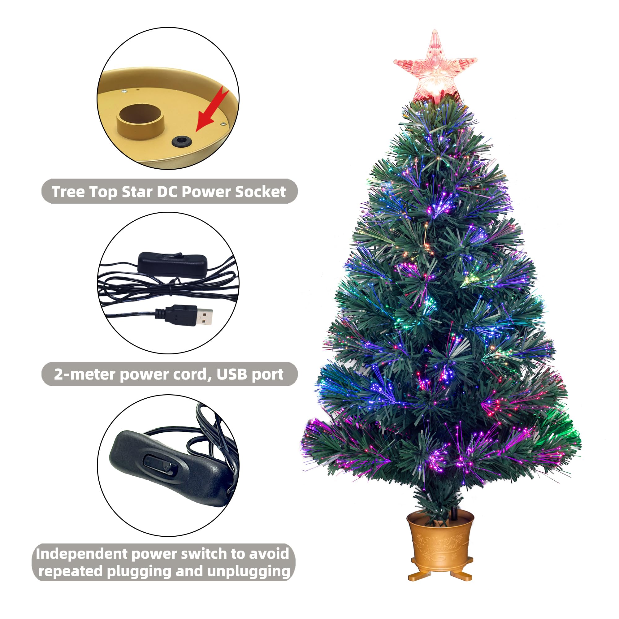 YUETJIN tree displayed on a desk creating holiday ambiance in small spaces