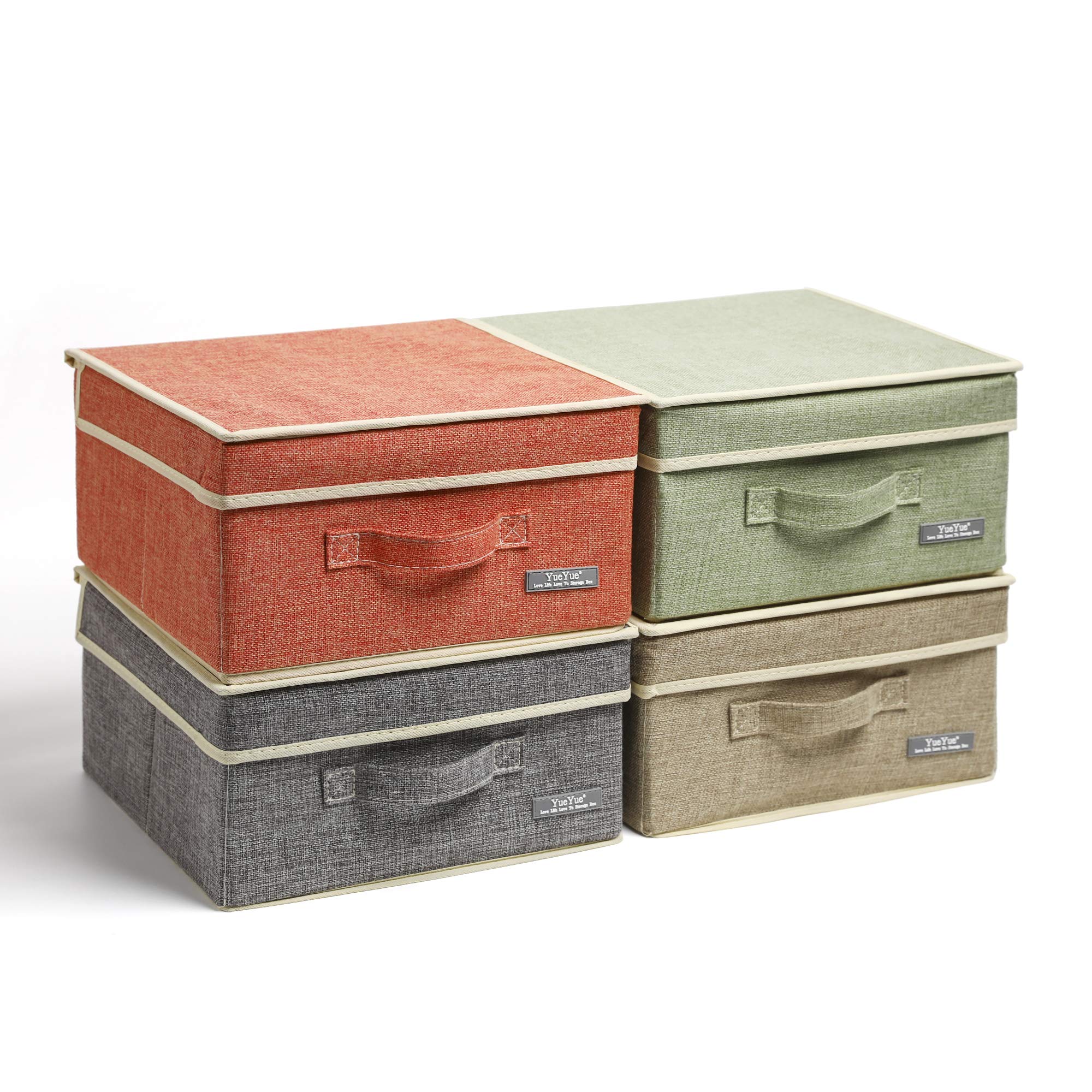 YueYue front view of four-color set showing tidy storage and neat aesthetic