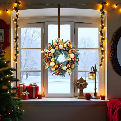 YULETIME battery box and controller detail for easy cordless lighting