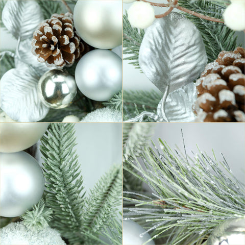 YULETIME porch lifestyle display showing welcoming seasonal decoration