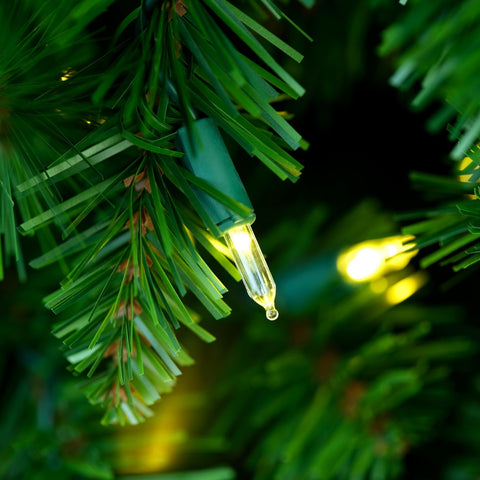 YULETIME hinged branch section unfolded for fast tool-free assembly convenience