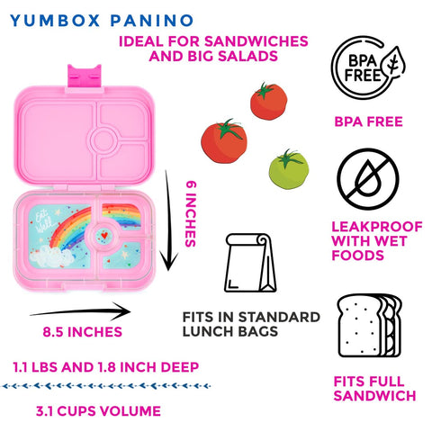 Yumbox close-up of silicone gasket highlighting leakproof seal and containment benefit