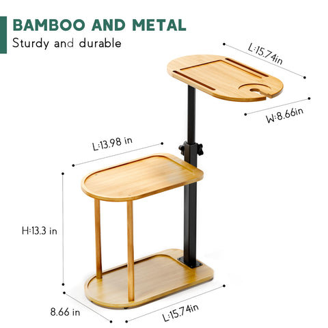 Yumkfoi used as bedside laptop tray highlighting portable multiuse benefit