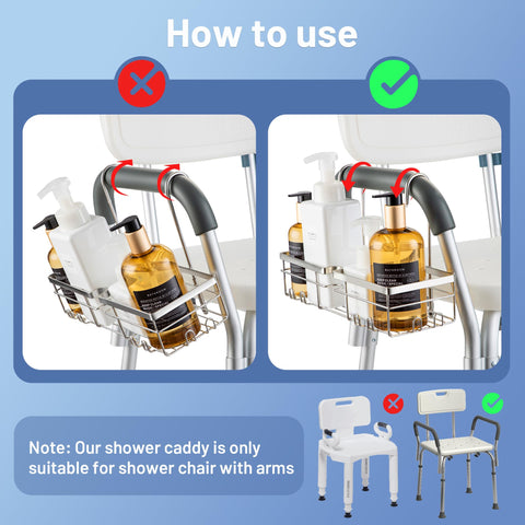 YUOROS integrated shower-head holder keeping the shower head organized and handy