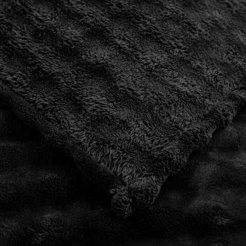 YUSOKI throw styled on bed showing instant room transformation benefit