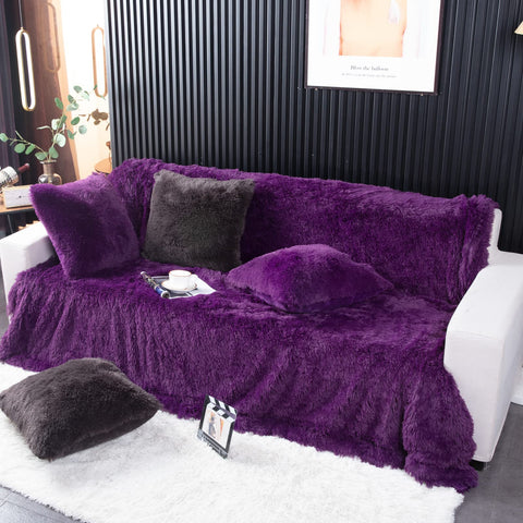 YUSOKI faux fur close-up pile highlighting soft texture and warmth