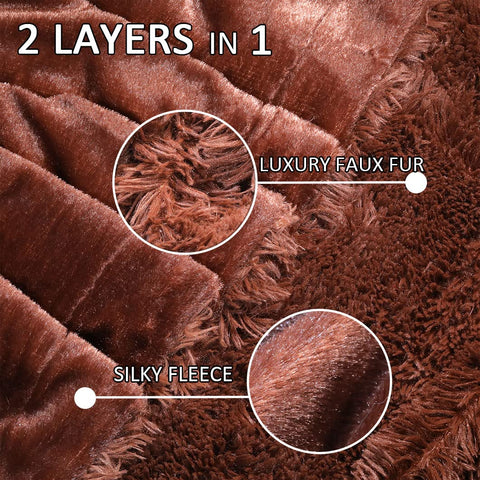 YUSOKI close-up of faux fur pile highlighting softness and depth