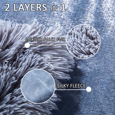 YUSOKI back detail showing velvety mink-style reverse for comfort