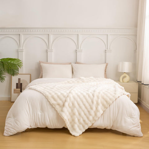 YUSOKI spread on bed showing scale and decorative layering benefit