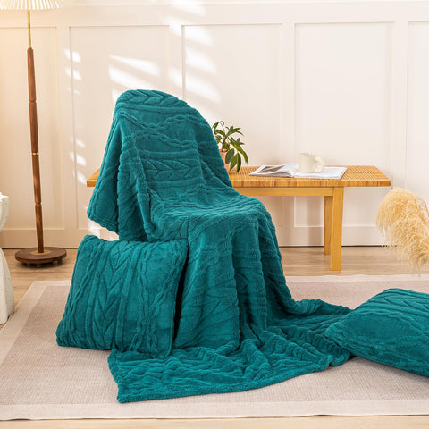 YUSOKI throw on chair showing size coverage and practical scale