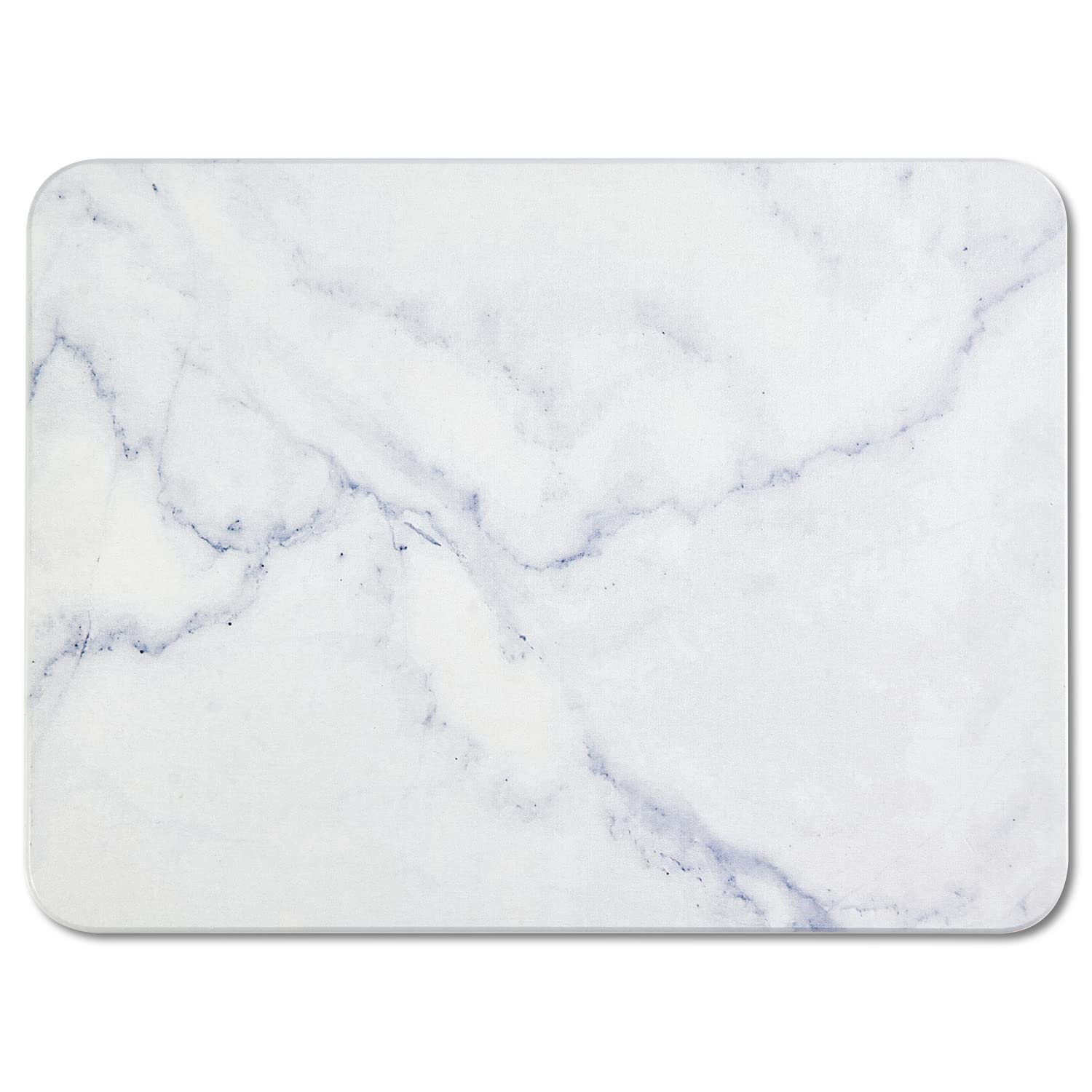 YUXSM front view of stone drying mat showing clean white surface and compact size for quick drying