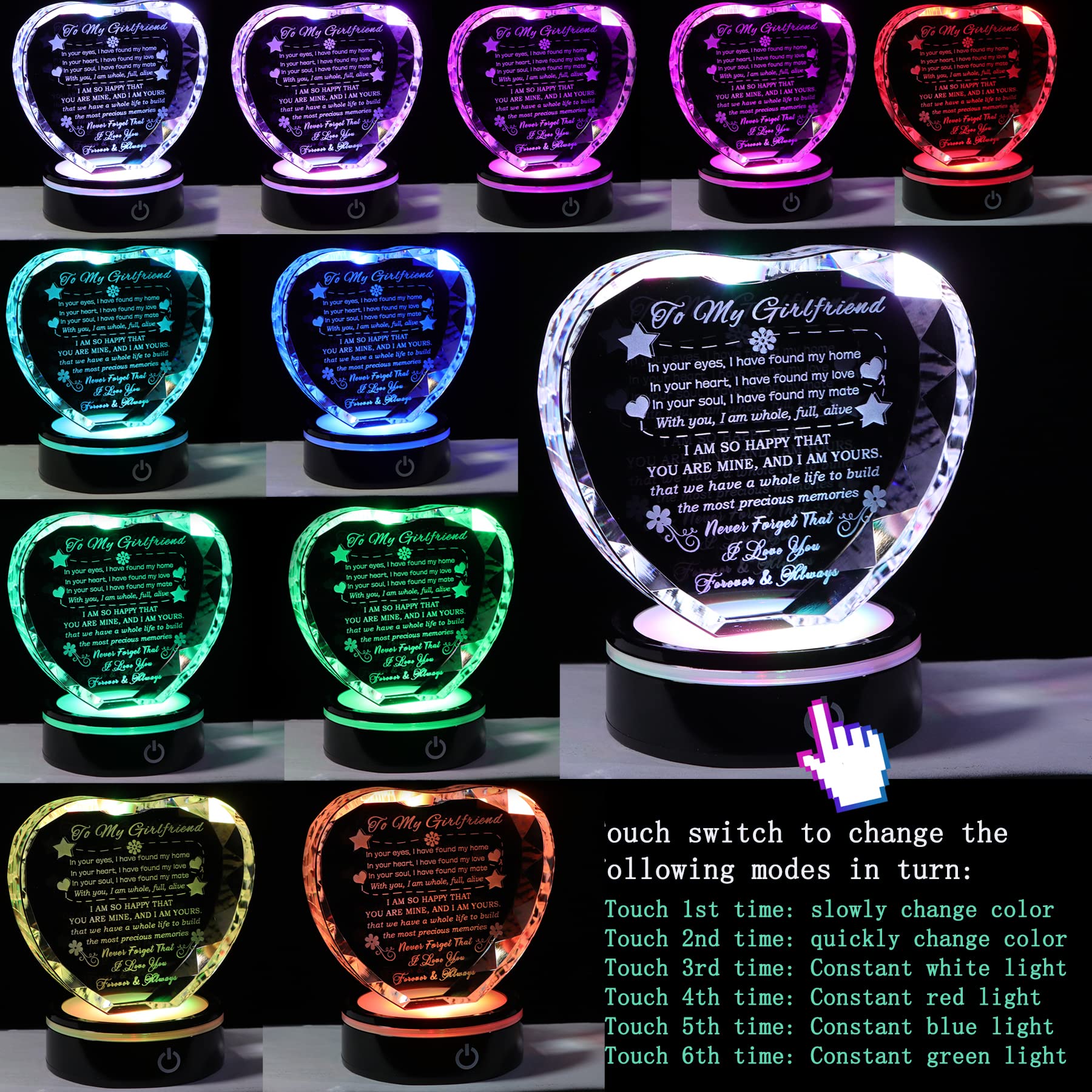 YWHL crystal facets close-up highlighting clarity and light refraction