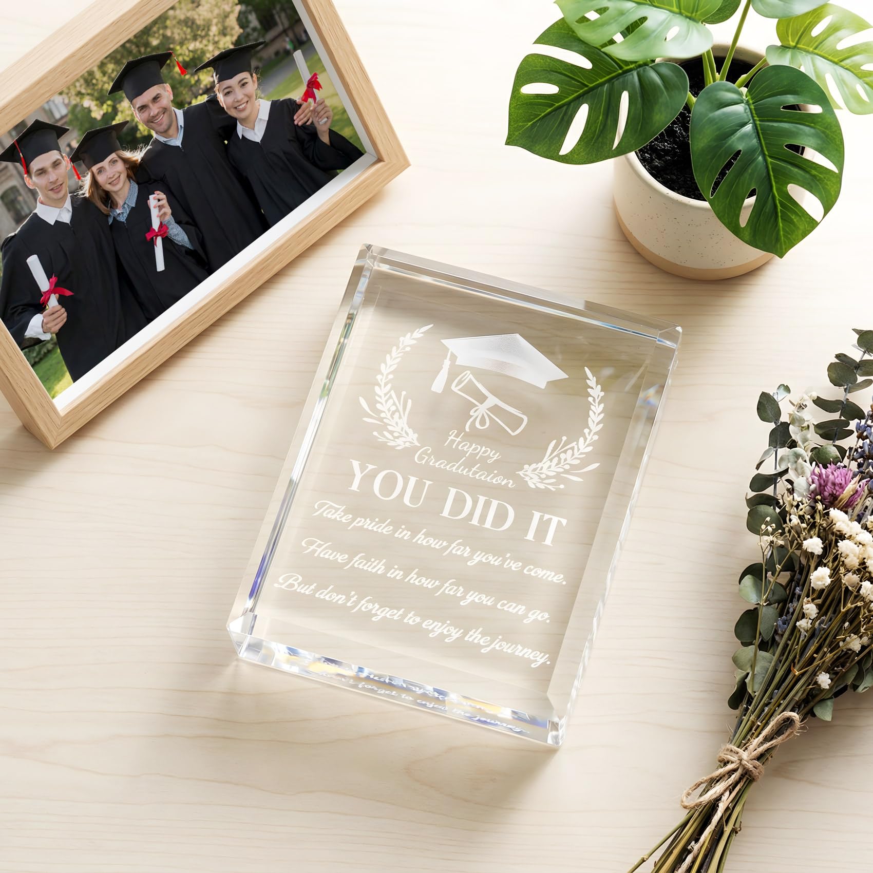 YWHL polishing cloth and blank card included for personalized gifting