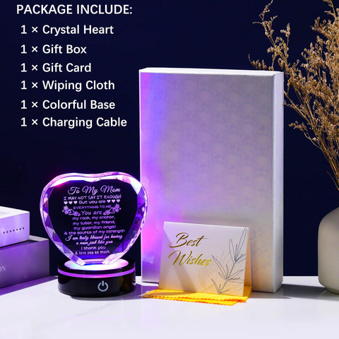YWHL gift box open with blank card and cloth, simplifies gift giving