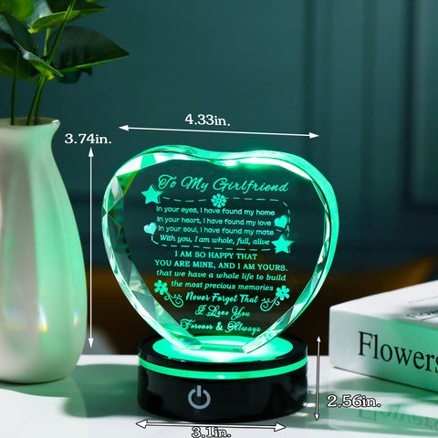 YWHL LED base lit with color options enhancing the engraved message