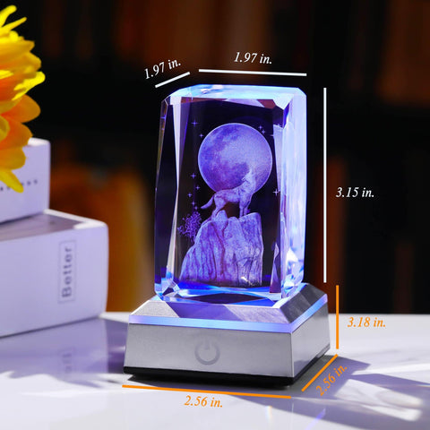 YWHL nightlight in bedroom providing soft ambient light and atmosphere