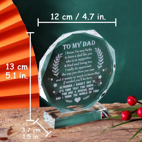 YWHL plaque side profile showing stable stand and slim silhouette