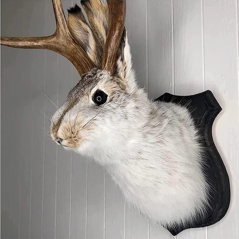 YXMKJOS jackalope side profile highlighting antler silhouette and balance