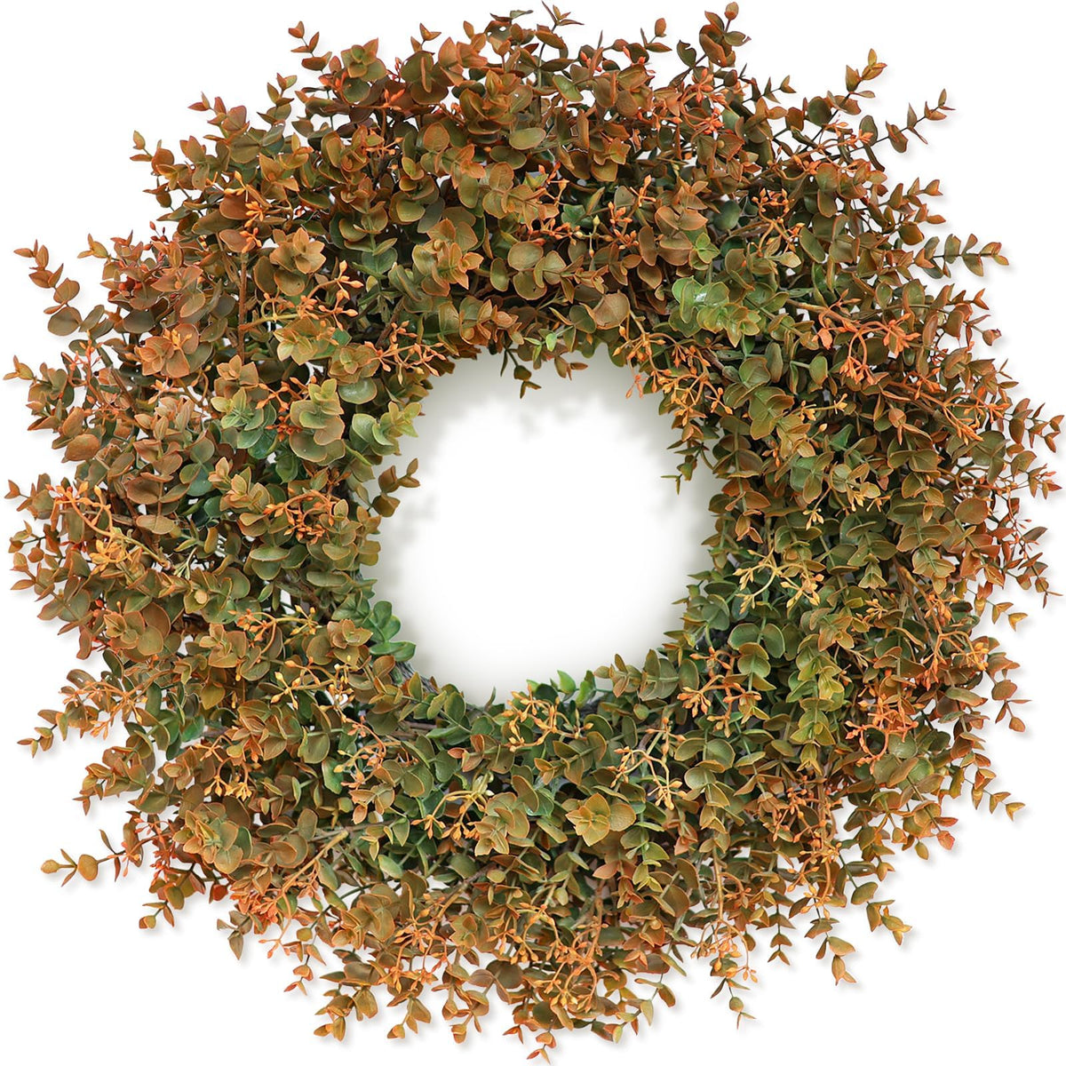 YXZZWL wreath on front door adding autumn curb appeal